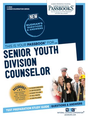 cover image of Senior Youth Division Counselor